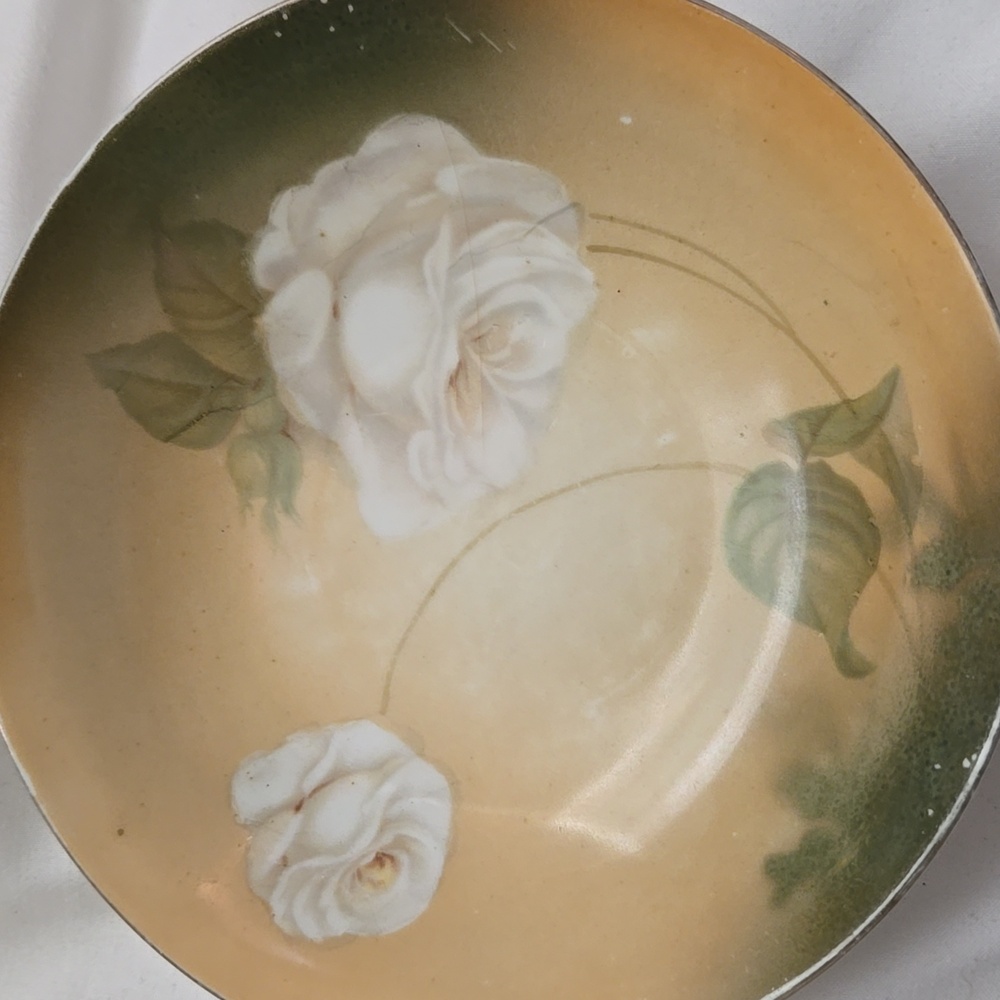 Floral Saucer Set - Picture 2 of 10